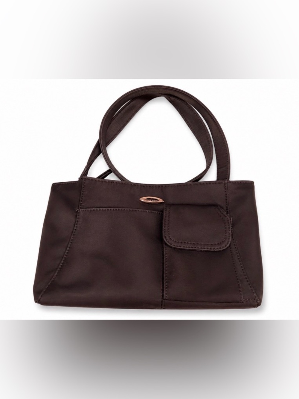 Nine West Y2K black Shoulder Bag with Front Flap Pocket